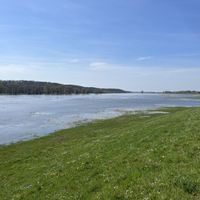 Elbe (30 minutes walk from the Hotel)  at ahead Burghotel in Lenzen Elbe