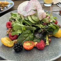 Wildkräutersalat  at ahead Burghotel in Lenzen Elbe