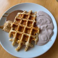 Waffeln at ahead Burghotel in Lenzen Elbe