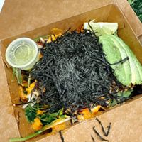 Hearty Veggie Nori with  pineapple sriracha soy curl ($14)  at Veggie Bowl in Oregon City