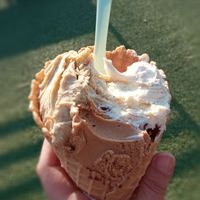 Cono maxi at La Gelatoteca in Negrar Di Valpolicella