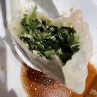 Vegetable soup dumplings   at Nan Xiang Xiao Long Bao in Flushing