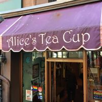 Front awning at Alice's Tea Cup Chapter 1 in New York City