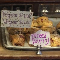 Vegan scone at Alice's Tea Cup Chapter 1 in New York City