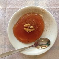 Seasonal dessert at To Stachi in Crete