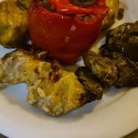 Stuffed stuff at To Stachi in Crete