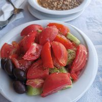 The best tomatoes! at To Stachi in Crete