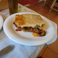 Vegan Moussaka at To Stachi in Crete