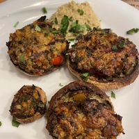 Stuffed mushrooms   at To Stachi in Crete