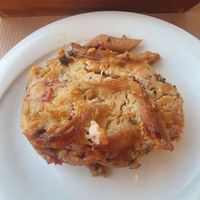 Pasta and mushroom dish  at To Stachi in Crete