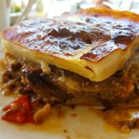 veganes Moussaka  at To Stachi in Crete