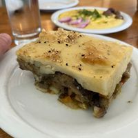 Vegan moussaka at To Stachi in Crete