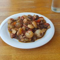 Stifado mushrooms at To Stachi in Crete