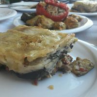 THE Vegan Moussaka   at To Stachi in Crete