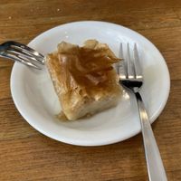 Almond custard cake - To Stachi, Chania  at To Stachi in Crete