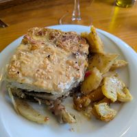 Moussaka (vegan) at To Stachi in Crete