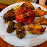 Mixed dish at To Stachi in Crete