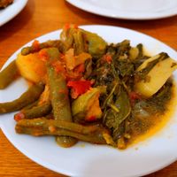Mixed dish at To Stachi in Crete