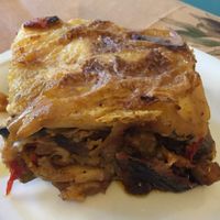 Mousaka! :-D at To Stachi in Crete