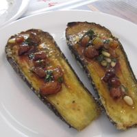 grilled eggplant at To Stachi in Crete