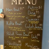 Menu at Krishna Kitchen in Newburgh