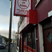 Shop front at Taste of India in Carndonagh