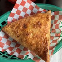 Samosa. Big but not great.  at E.L. Ruddy Co. Cafe in Toronto