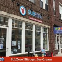 Outside at Sub Zero Nitrogen Ice Cream in Carmel