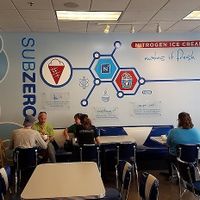 Inside at Sub Zero Nitrogen Ice Cream in Carmel