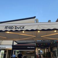 Dinning area is all outdoors at MAD DUCK Burger & Pizza bar in Nin