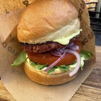 Vegan Burger!   at MAD DUCK Burger & Pizza bar in Nin