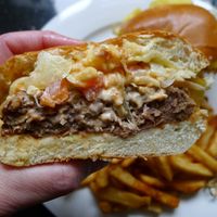 Beyond Meat burger  at The Regency Club in North West London