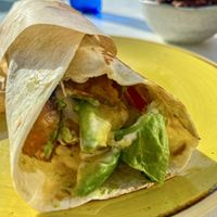 Wrap with heura #Veganuary at My True Burger and Vegan in Mallorca