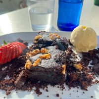 Brownie #Veganuary at My True Burger and Vegan in Mallorca