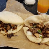 Vegan bao buns at Café Schubert in St Polten