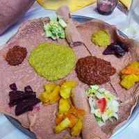 Menu végétarien  at Abyssinia Restaurant Ethiopien in Toulouse