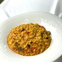 Arroz de verduras estilo risotto at O Acivro in A Rua