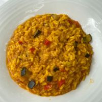 Vegetables’ risotto at O Acivro in A Rua