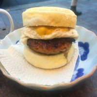 Ecc muffin at The Nuts Exchange in Tokyo