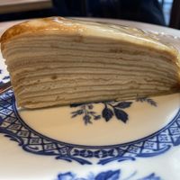 Delicious cake of flaky layers.  at The Nuts Exchange in Tokyo