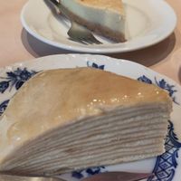 Crepe cake and cheesecakee  at The Nuts Exchange in Tokyo