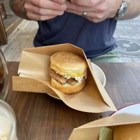 Egg muffinns  at The Nuts Exchange in Tokyo