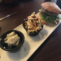Vegan Burger with Ciabatta at Ohana Cafe in Ozona