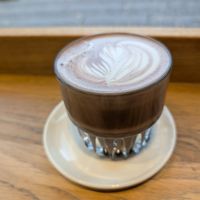 Vegan hot chocolate at Arket in Gothenburg