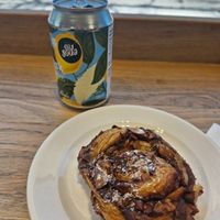 Almond bun at Arket in Gothenburg