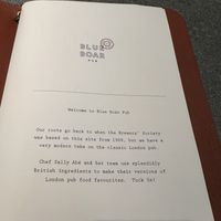   at Blue Boar Pub in South West London