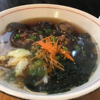 Veggie ramen at Maru Ramen in Ithaca