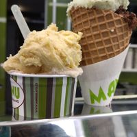 Pineapple-basilicum and passion fruit at MANU in Geneva