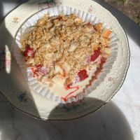 strawberry at Camilles Garden & Café in Vaxholm