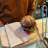 Burger  at Kaffeesaurus in Bonn